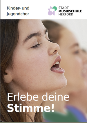 Bild vergr&ouml;&szlig;ern: Kindr und Jugendchor Musikschule Herford